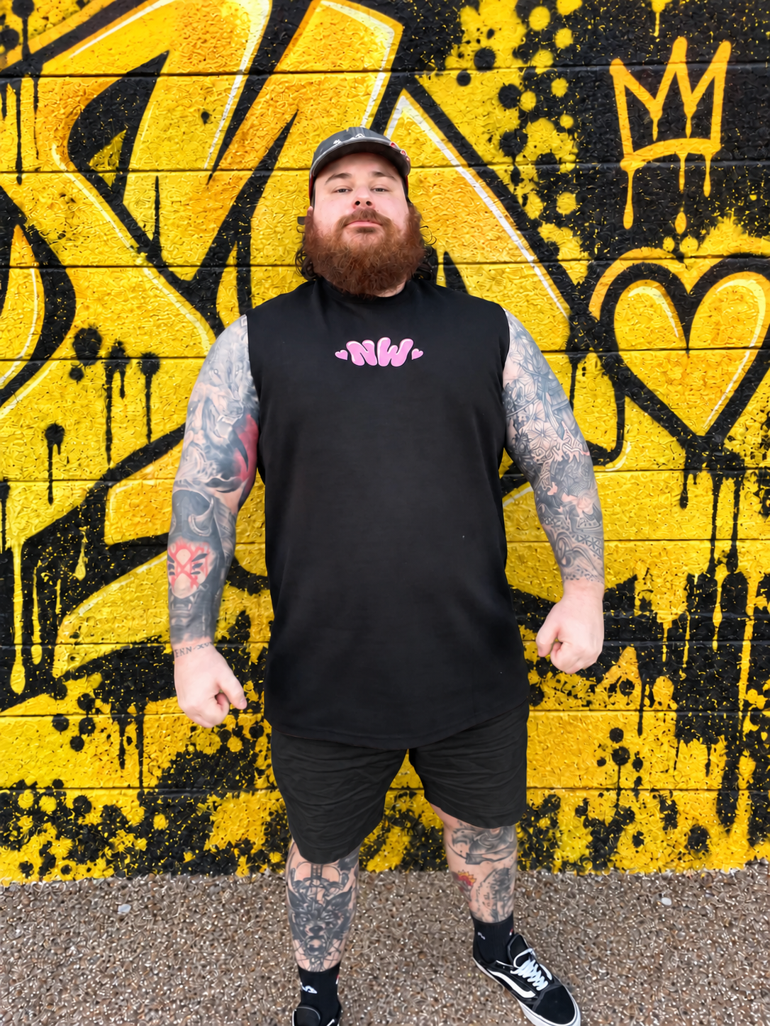 Big Bad Granny Wolf: Singlet - Pink