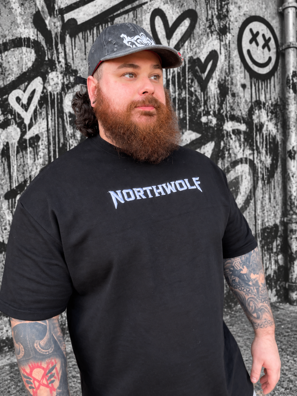 North Wolf Staple: Heavy Tee - Embroidered