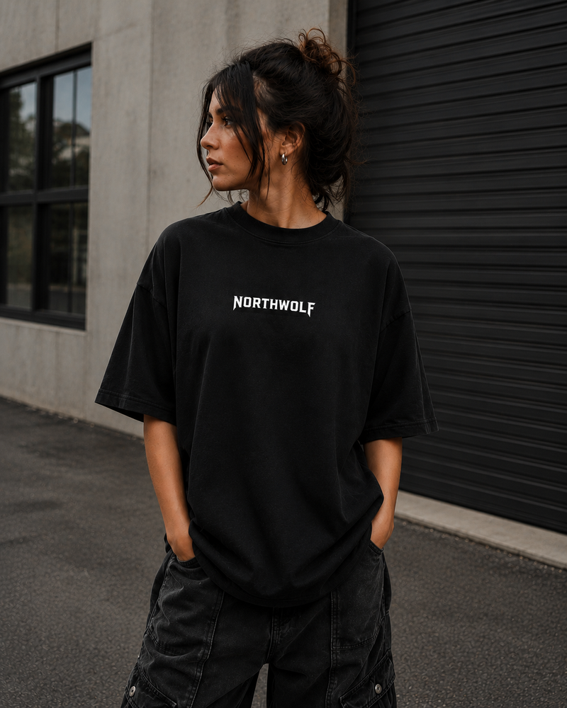 North Wolf Staple Heavy Tee - Embroidered